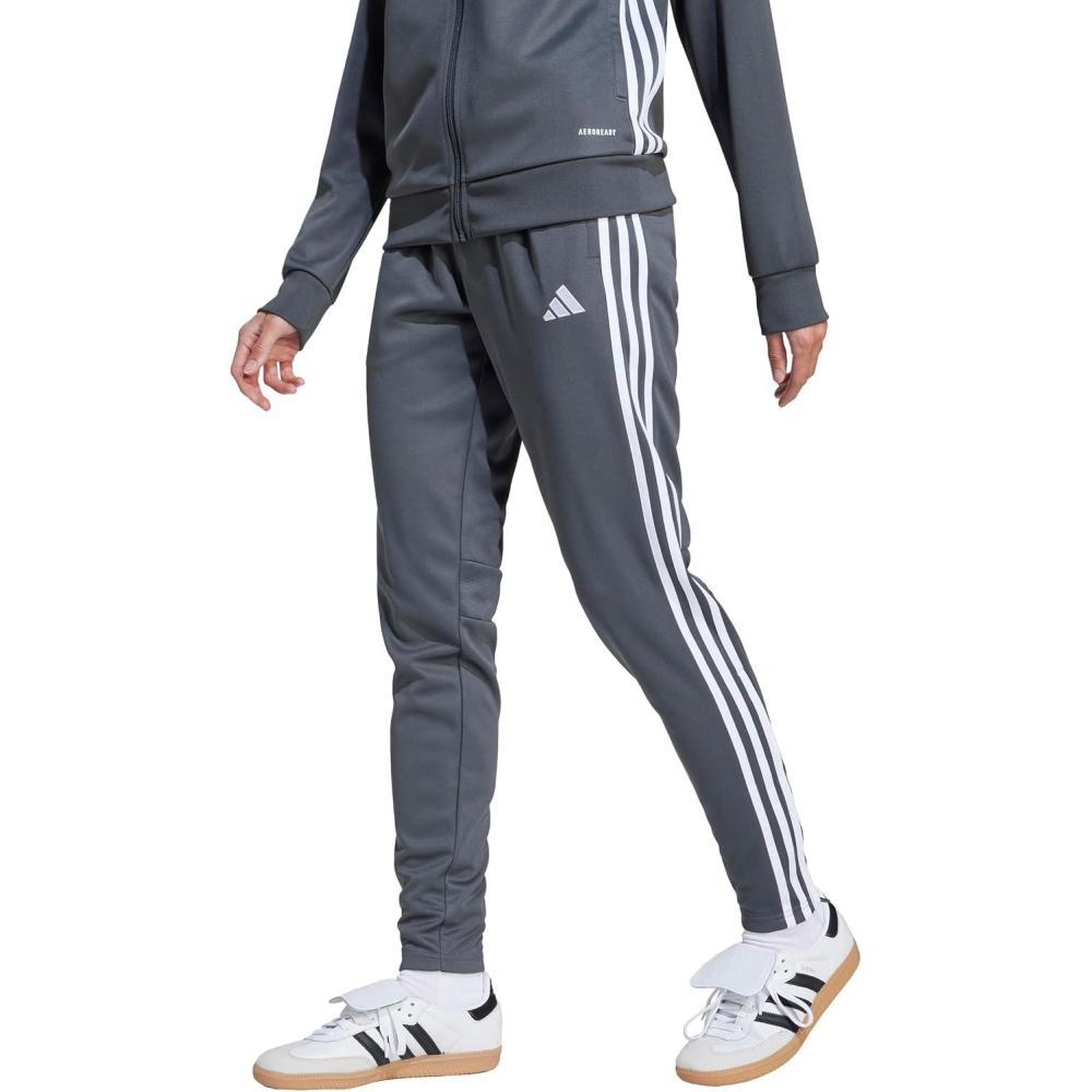 imageadidas Womens Tiro 25 Essentials Training Track PantsGreyWhite