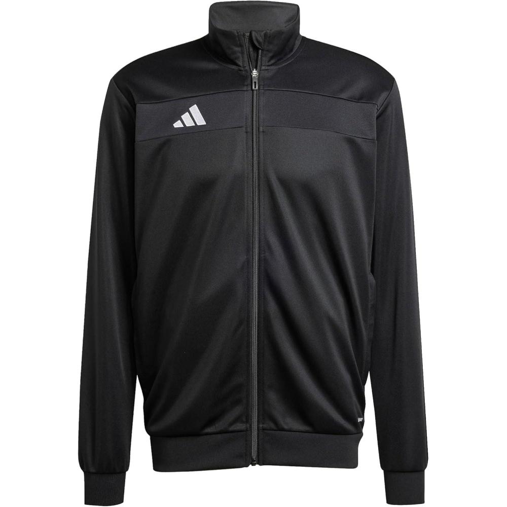 imageadidas mens Tiro 25 Essentials Training Track TopBlackWhite