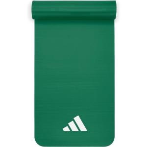 adidas Fitness Mat – Lightweight – Non Slip Yoga Mat, 7mm or 10mm(Dark Green)