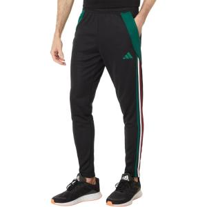 adidas Men’s Tiro 24 Soccer Tracksuit Pants(Black / Team Dark Green / White / Team P)