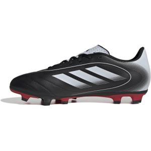adidas Unisex Adult Goletto IX Firm Ground/Multi Ground Soccer Cleat(Black/White/Better Scarlet)