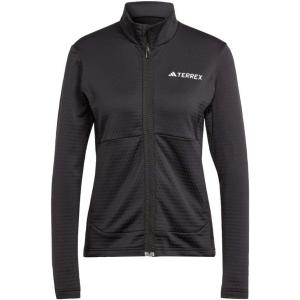 adidas Womens Terrex Multi Light Fleece Full Zip Jacket(Black)