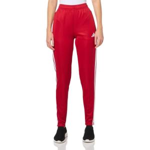 adidas Womens Tiro 25 Essentials Training Track Pants(Team Power Red/White)