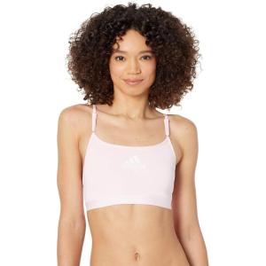adidas Women’s Training Light Support Good Level Bra(Clear Pink)