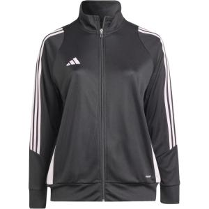 adidas womens Tiro 24 Training Jacket(Black/Clear Pink)