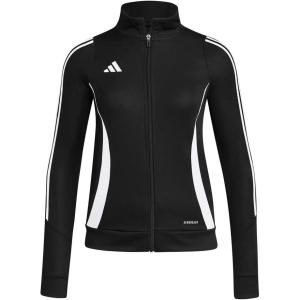 adidas womens Tiro 24 Training Jacket(Black/White)