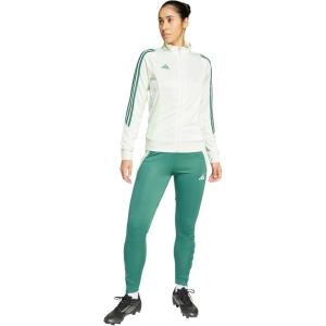 adidas womens Tiro 24 Training Jacket(Green Mist/Forest)
