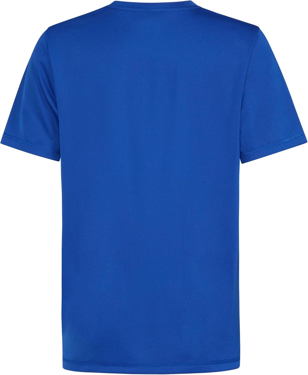 imageadidas Boys Short Sleeve Poly Athlete Graphic Tee ShirtTeam Royal Blue