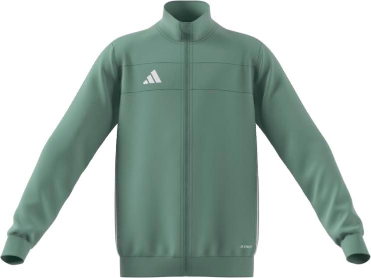 imageadidas Boys Tiro 25 Essentials Training JacketSilver GreenWhite