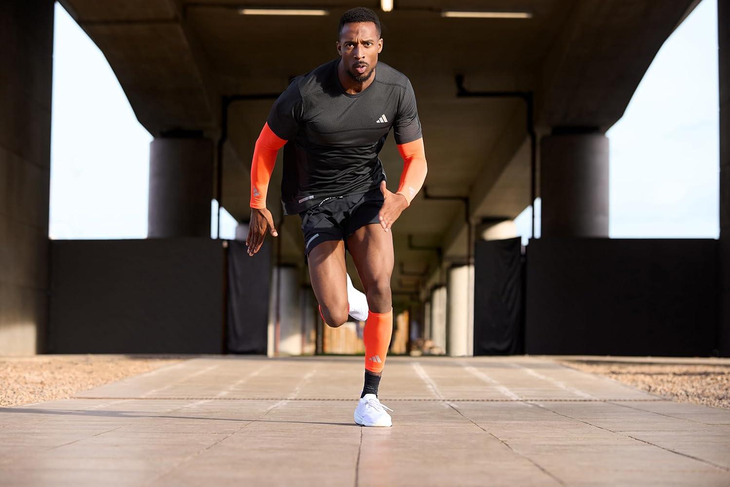 imageadidas Compression Arm Sleeves Lightweight TemperatureRegulating Compression SleevesRed