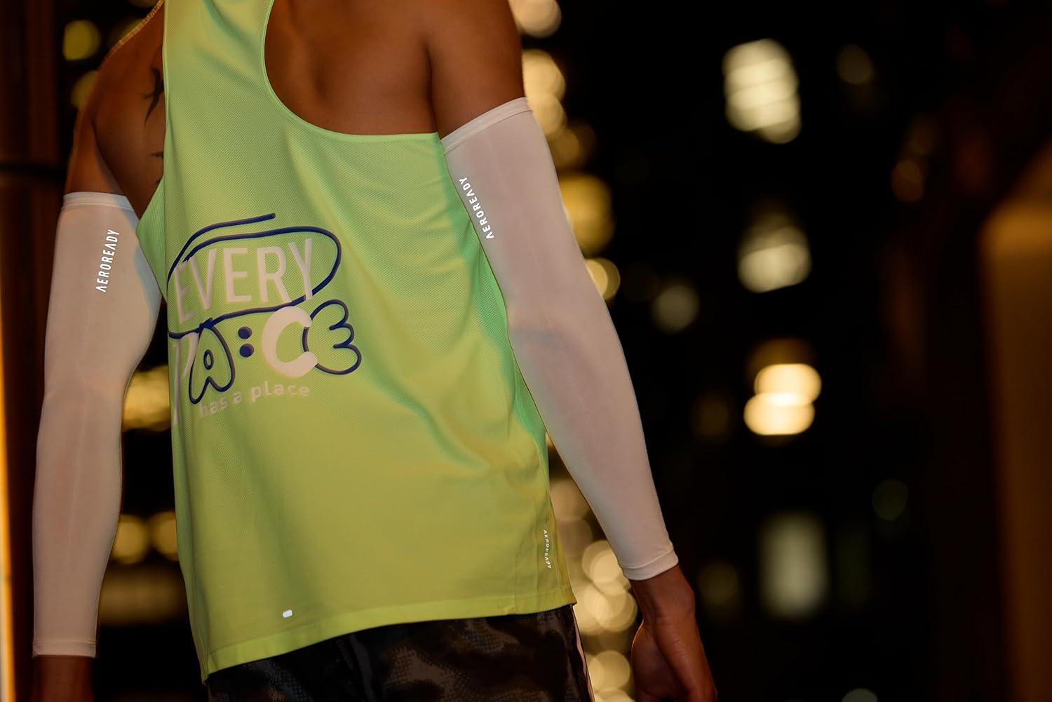 imageadidas Compression Arm Sleeves Lightweight TemperatureRegulating Compression SleevesWhite