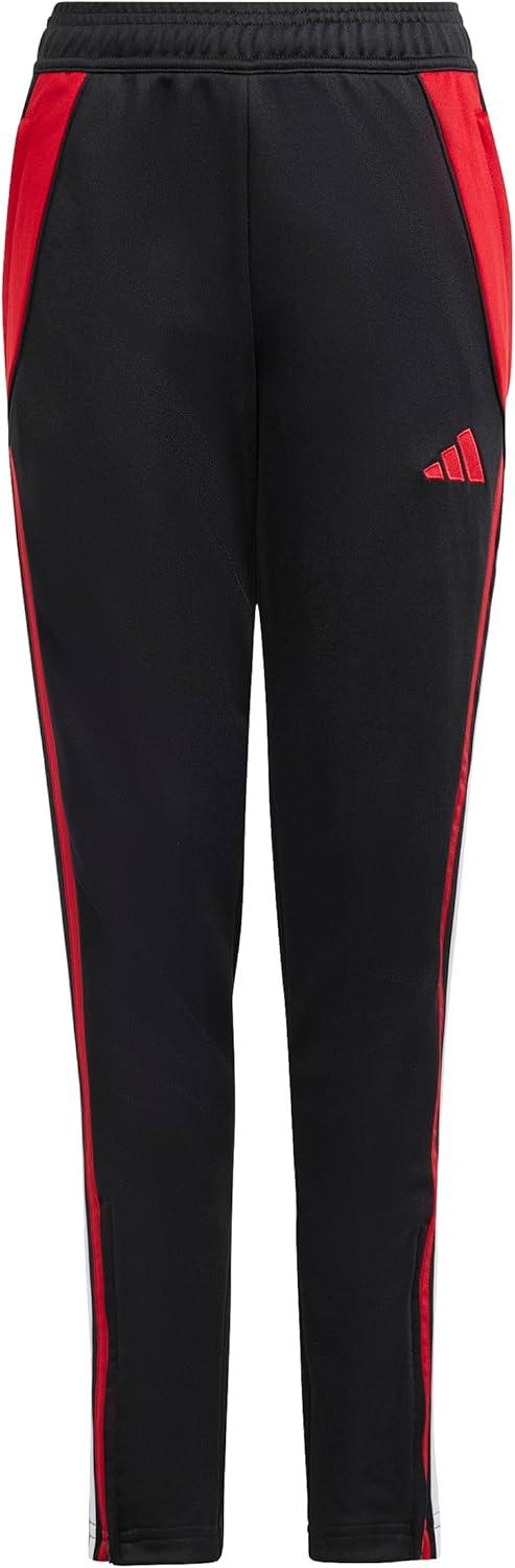 imageadidas Girls Tiro 24 Training PantsBlackTeam Power RedWhiteTeam Royal Blue