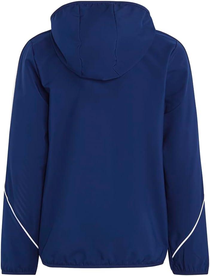 imageadidas Kids Boys Tiro23 League Windbreaker Soccer Cleats Full Zip WhiteTeam Navy Blue