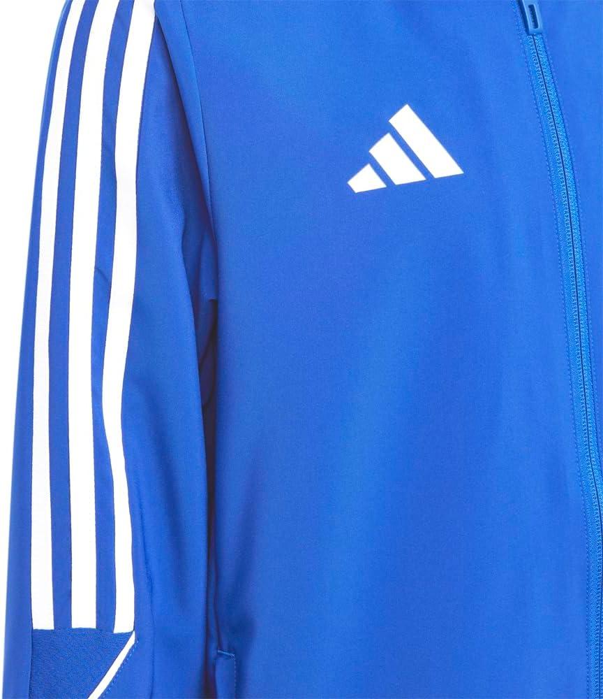 imageadidas Kids Boys Tiro23 League Windbreaker Soccer Cleats Full Zip WhiteTeam Royal Blue