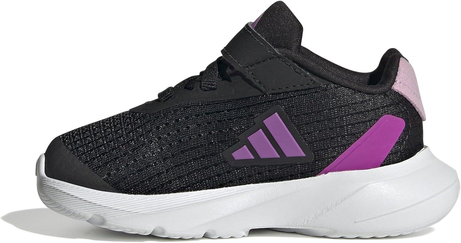 imageadidas Kids Duramo SL Elastic Lace SneakersBlackBliss LilacPurple Burst