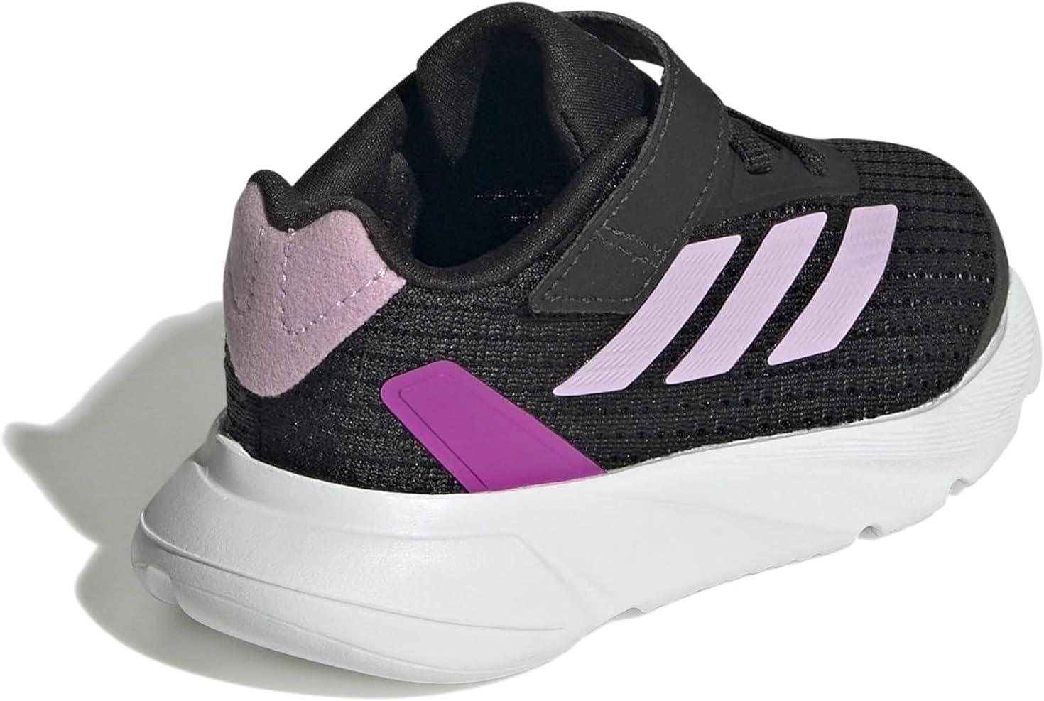 imageadidas Kids Duramo SL Elastic Lace SneakersBlackBliss LilacPurple Burst