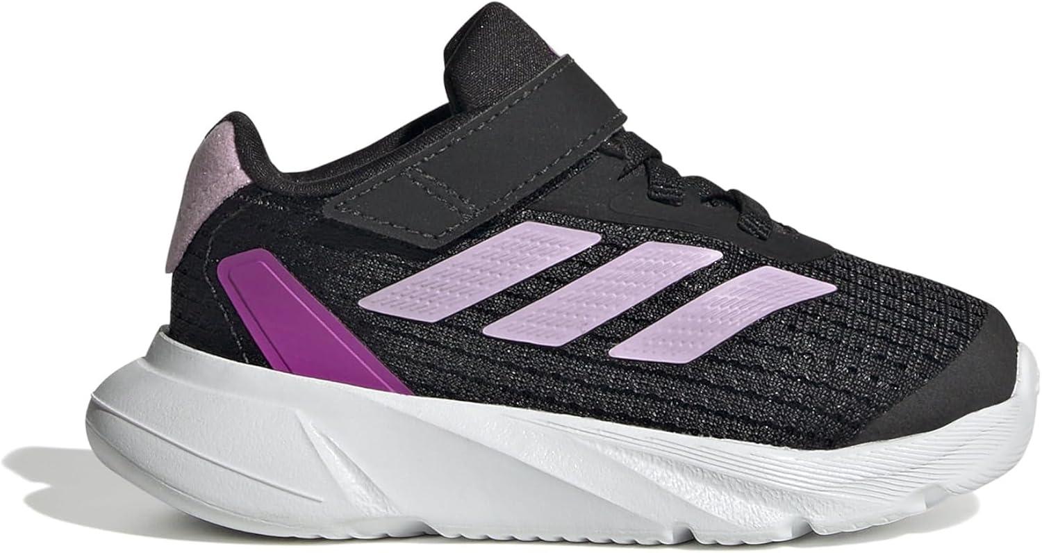 imageadidas Kids Duramo SL Elastic Lace SneakersBlackBliss LilacPurple Burst