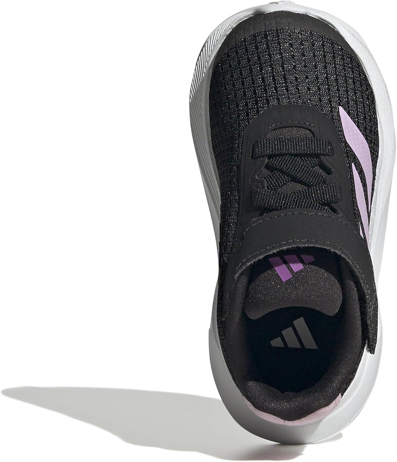 imageadidas Kids Duramo SL Elastic Lace SneakersBlackBliss LilacPurple Burst
