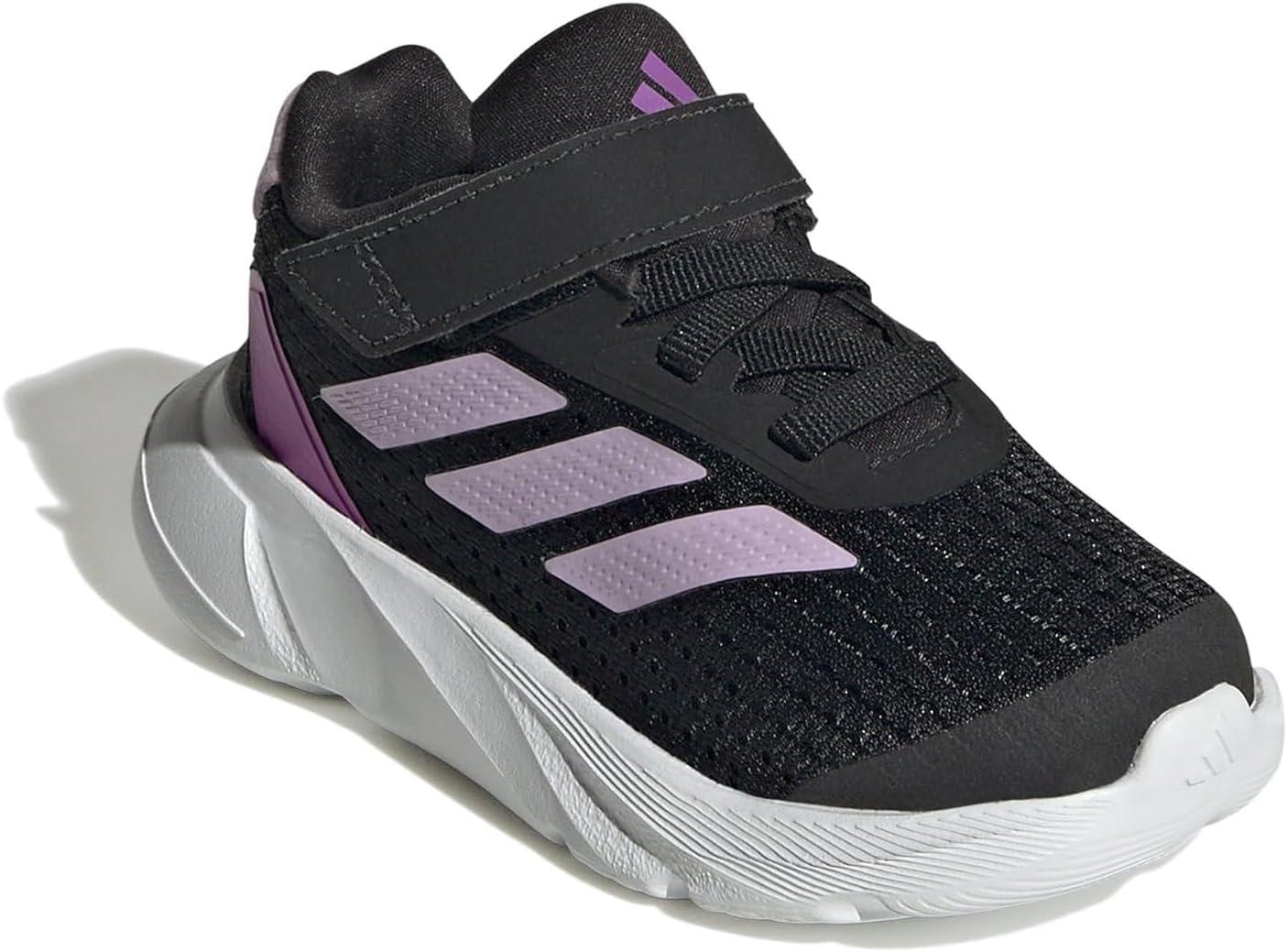 imageadidas Kids Duramo SL Elastic Lace SneakersBlackBliss LilacPurple Burst