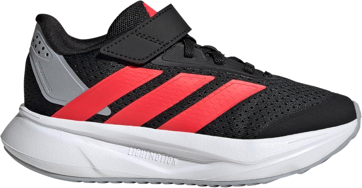 imageadidas Kids Duramo SL Elastic Lace SneakersBlackLucid RedHalo Silver