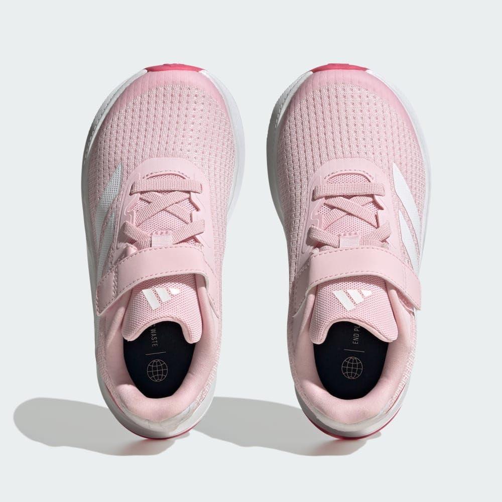 imageadidas Kids Duramo SL Elastic Lace SneakersClear PinkWhitePink Fusion