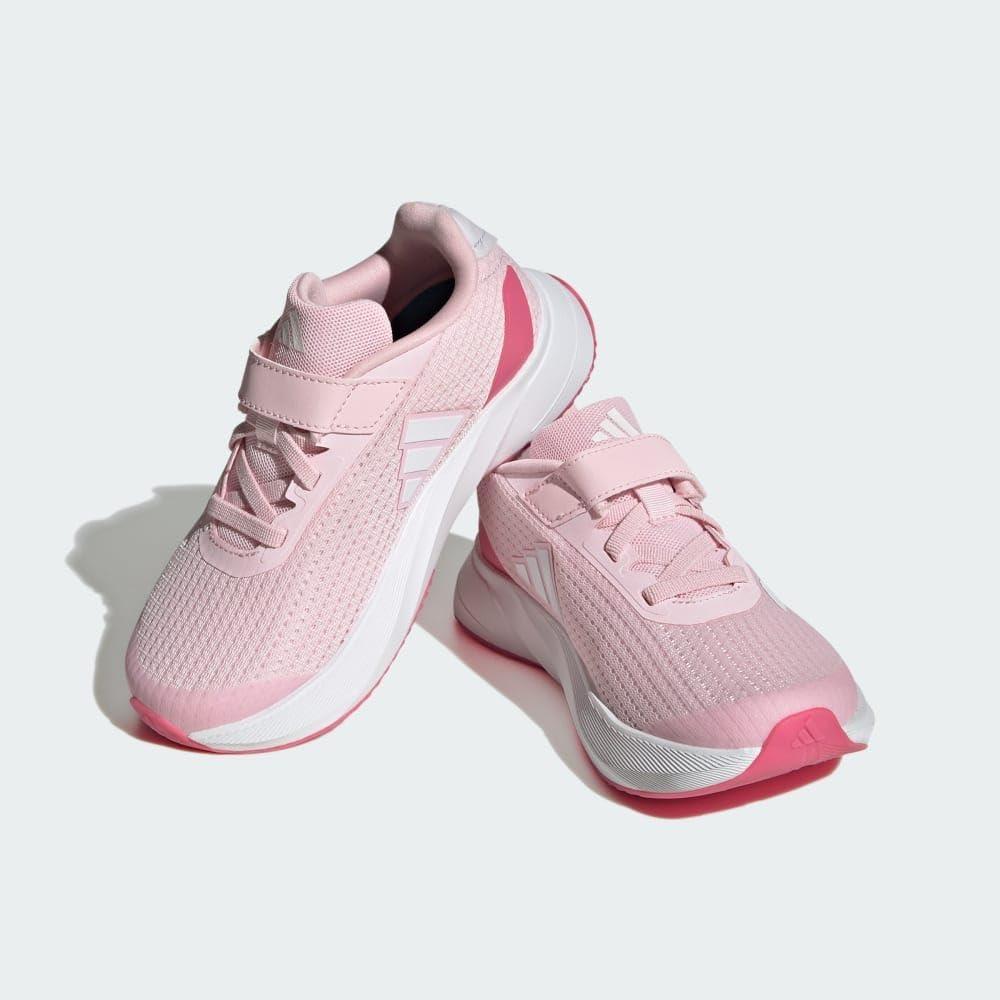 imageadidas Kids Duramo SL Elastic Lace SneakersClear PinkWhitePink Fusion