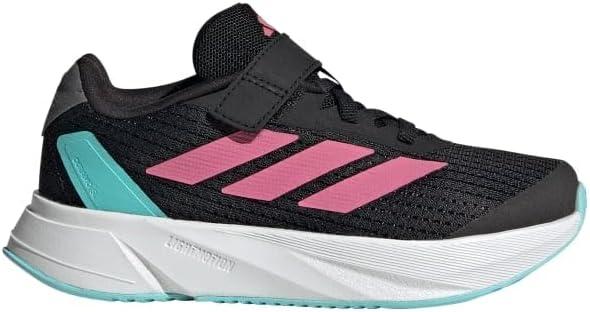 imageadidas Kids Duramo SL Elastic Lace SneakersCore BlackPink FusionWhite