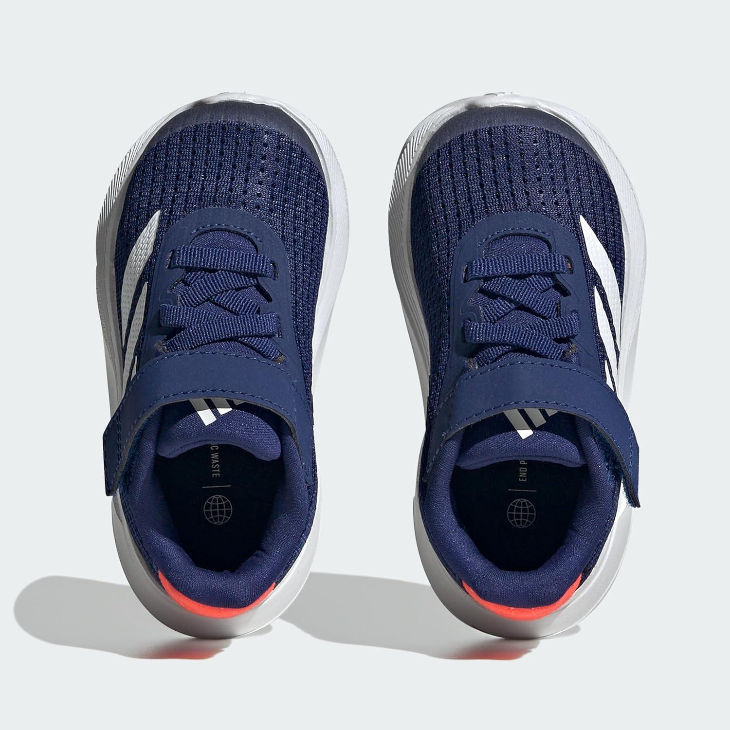 imageadidas Kids Duramo SL Elastic Lace SneakersVictory BlueWhiteSolar Red