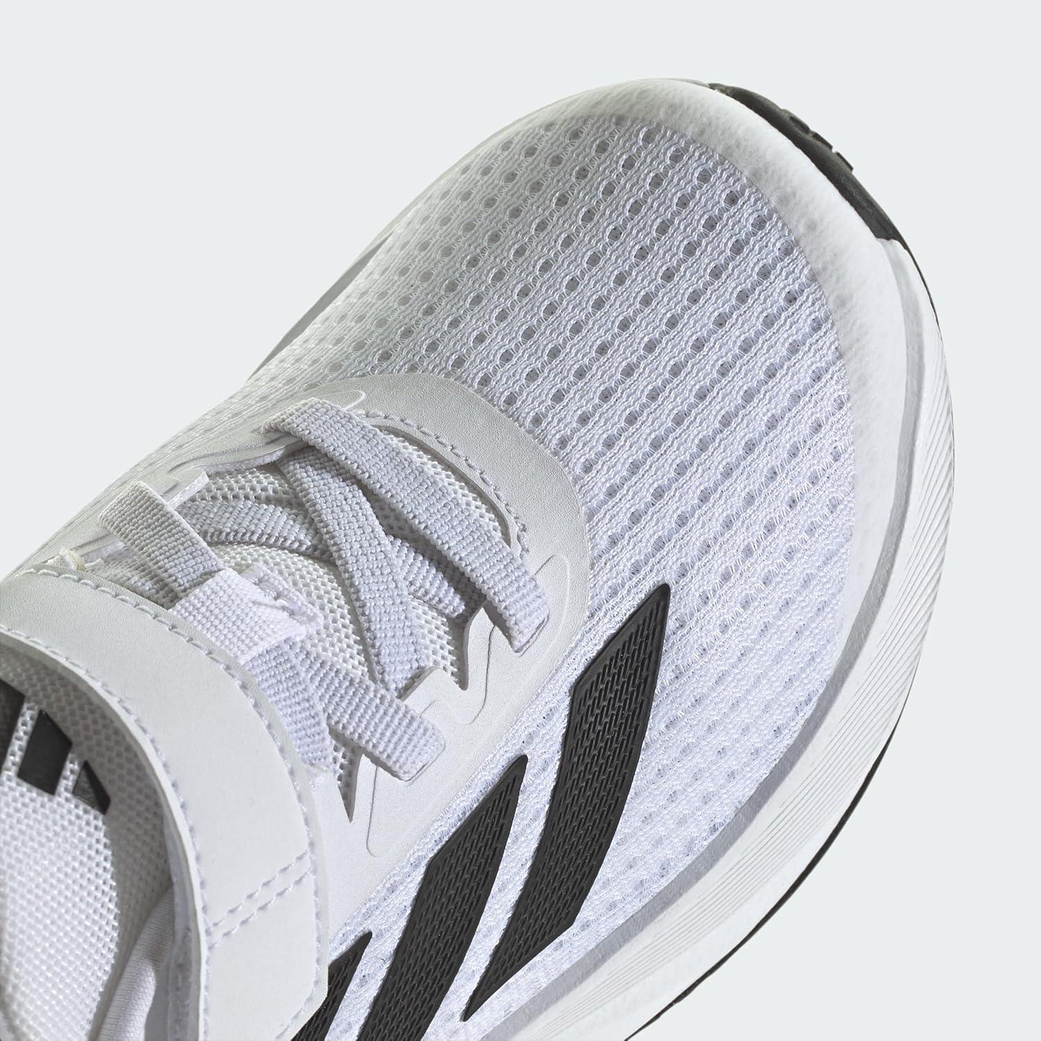 imageadidas Kids Duramo SL Elastic Lace SneakersWhiteCore BlackGrey