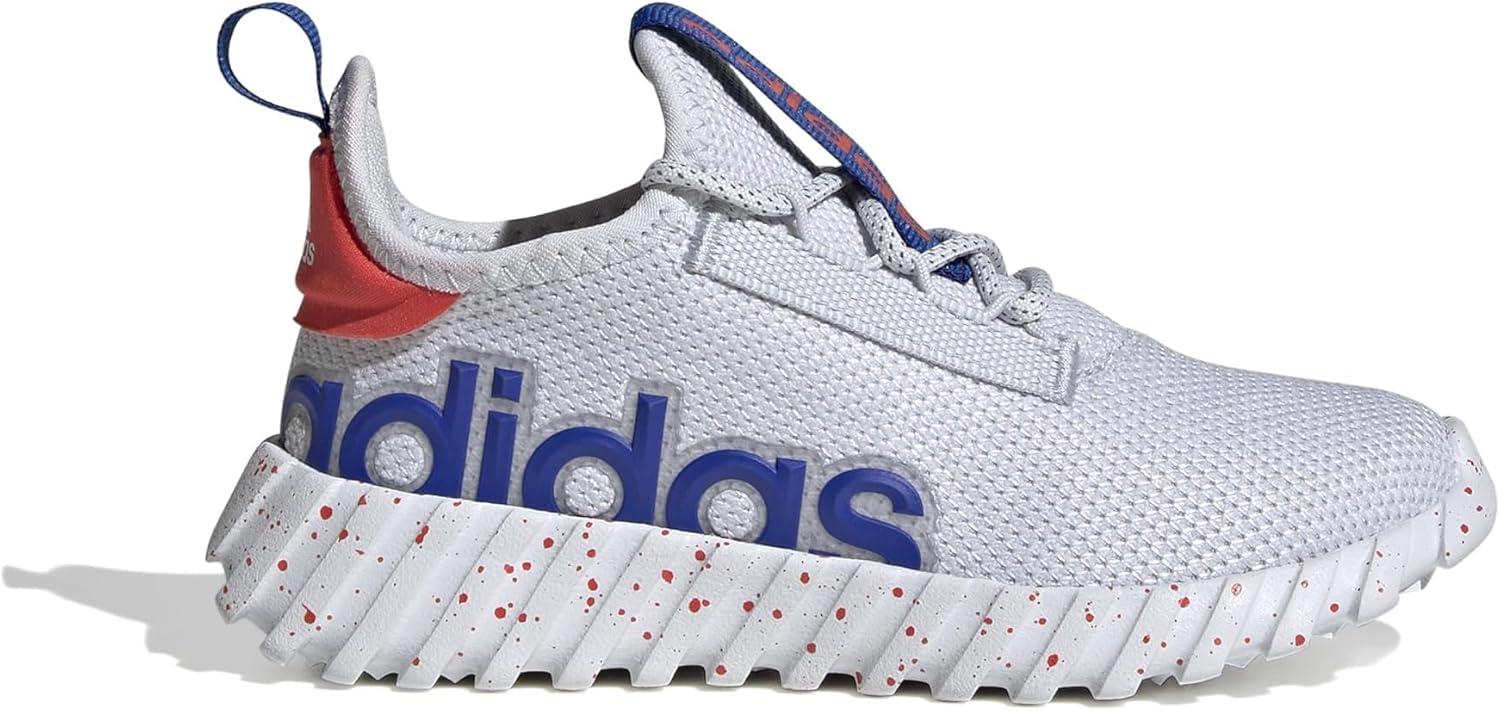 imageadidas Kids Girls Kaptir 30 Lace Up Sneakers Shoes Casual BlueDash GreyTeam Royal BlueBright Red
