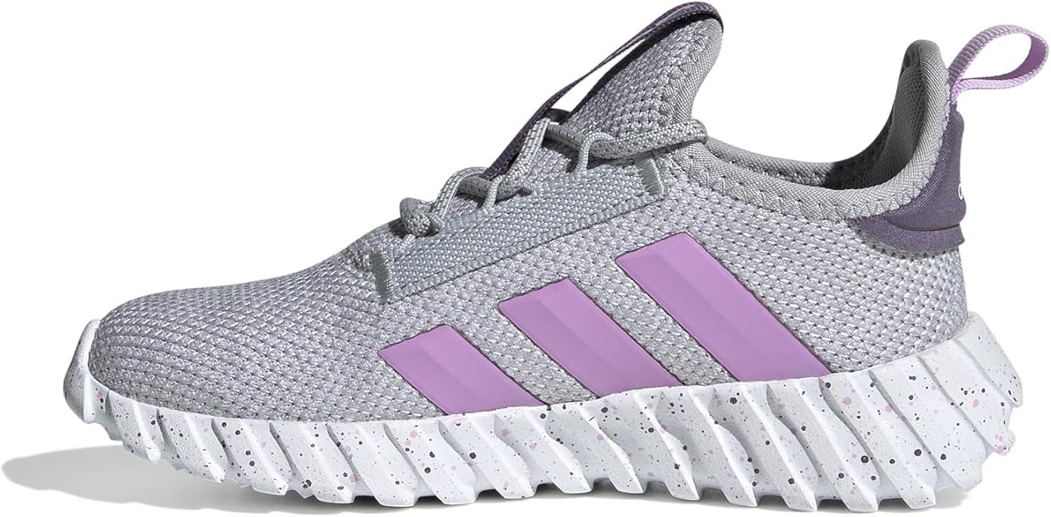 imageadidas Kids Girls Kaptir 30 Lace Up Sneakers Shoes Casual BlueGreyBliss LilacShadow Violet