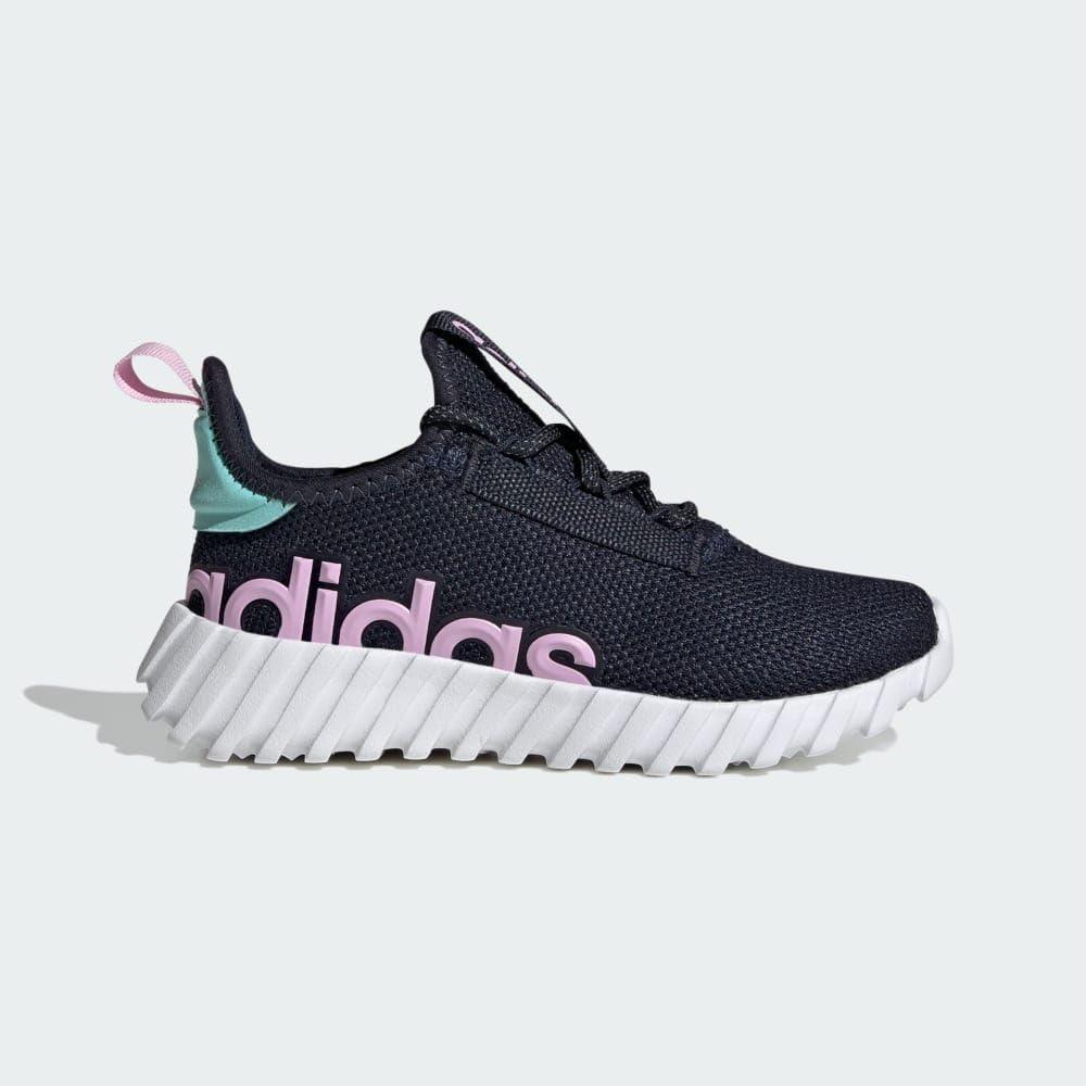 imageadidas Kids Girls Kaptir 30 Lace Up Sneakers Shoes Casual BlueInkOrchid FusionFlash Aqua