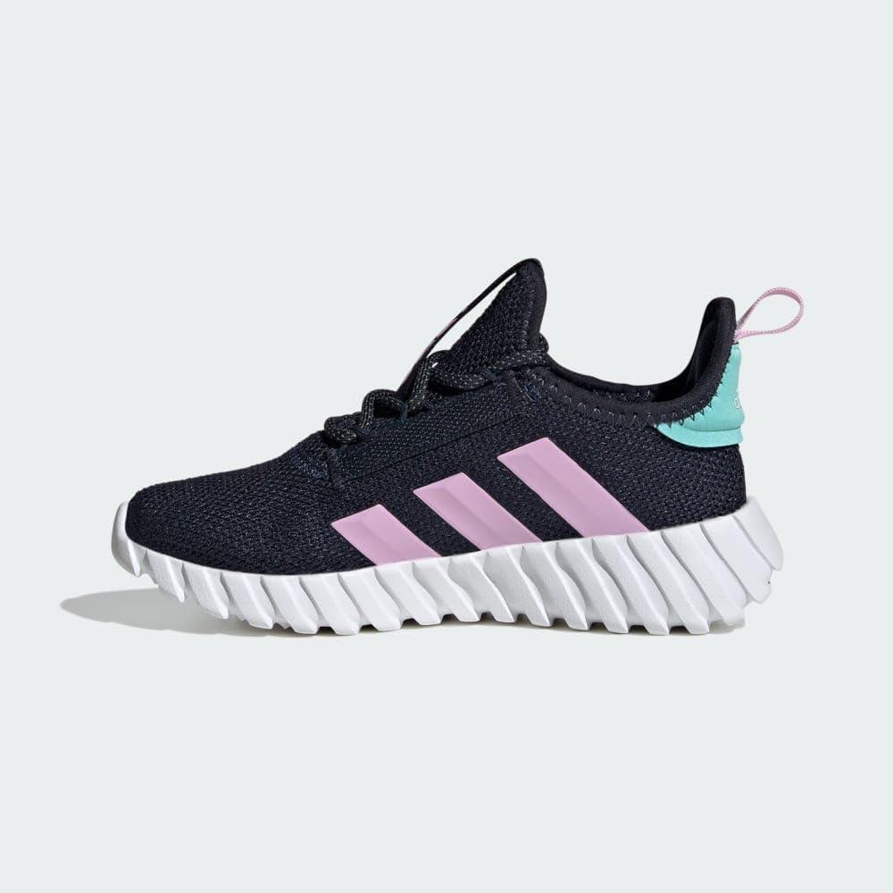 imageadidas Kids Girls Kaptir 30 Lace Up Sneakers Shoes Casual BlueInkOrchid FusionFlash Aqua