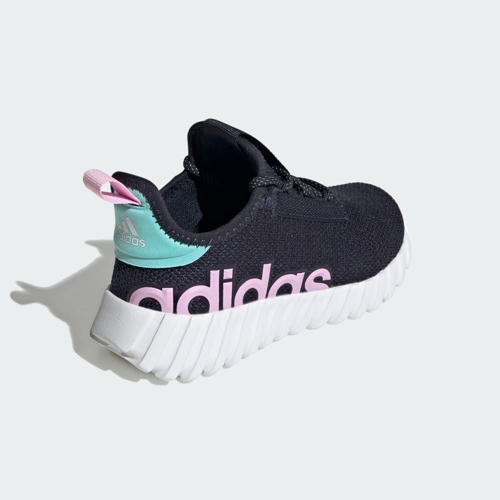 imageadidas Kids Girls Kaptir 30 Lace Up Sneakers Shoes Casual BlueInkOrchid FusionFlash Aqua