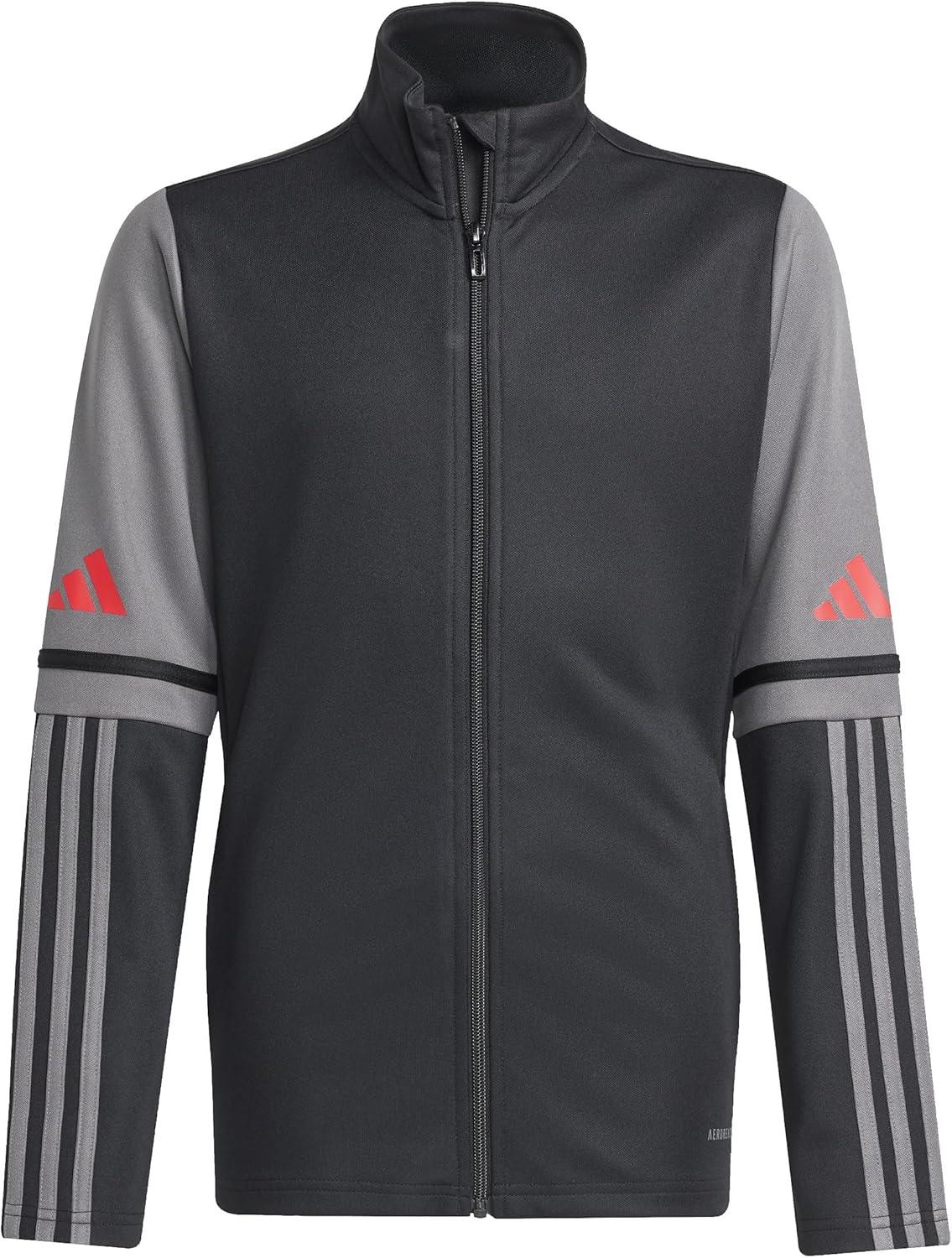 imageadidas Kids Squadra 25 Training JacketBlackTeam GreyPure Ruby