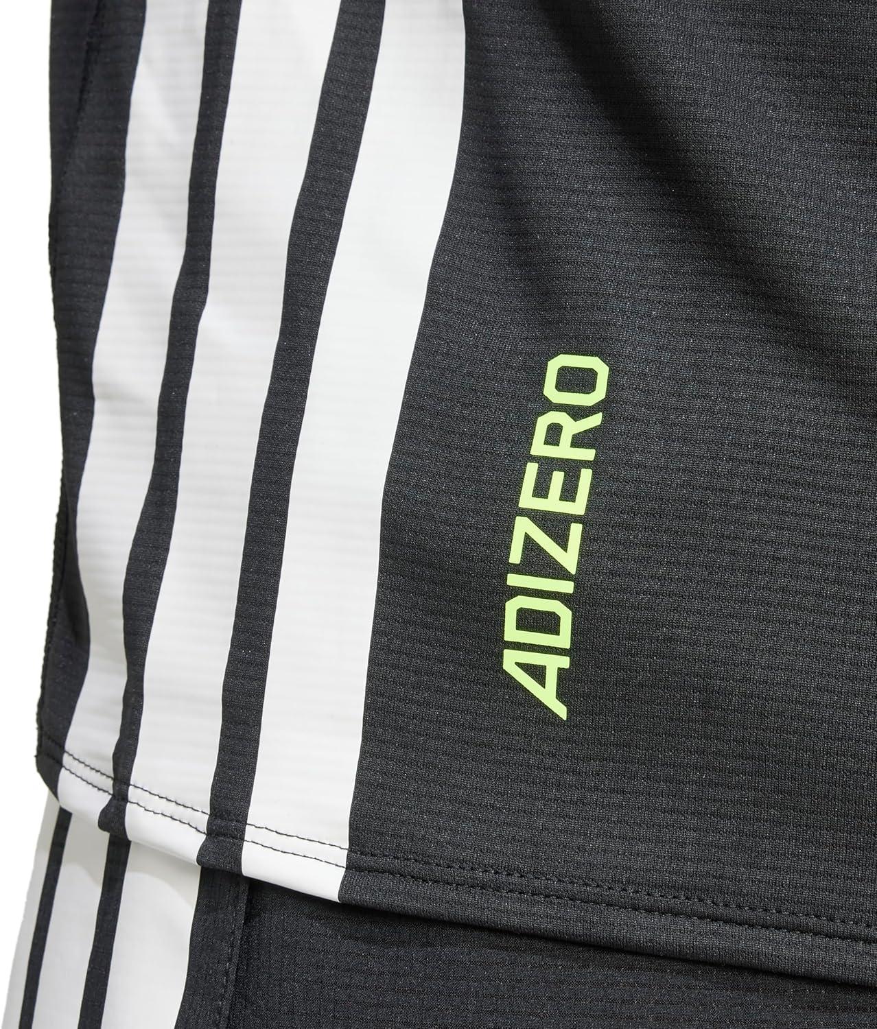 imageadidas Mens Adizero Long Sleeve Running TShirtBlack