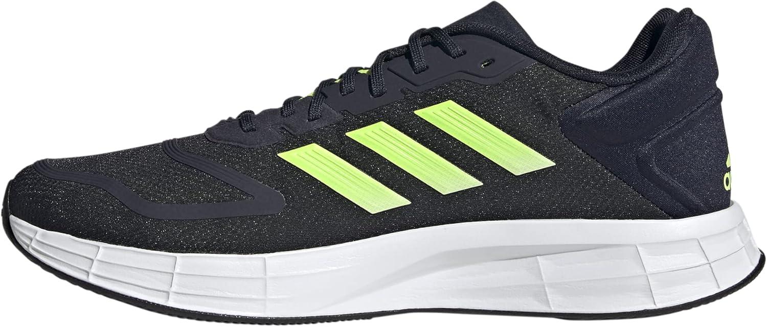 imageadidas Mens Duramo 10 ShoesInkSolar YellowAlmost Lime