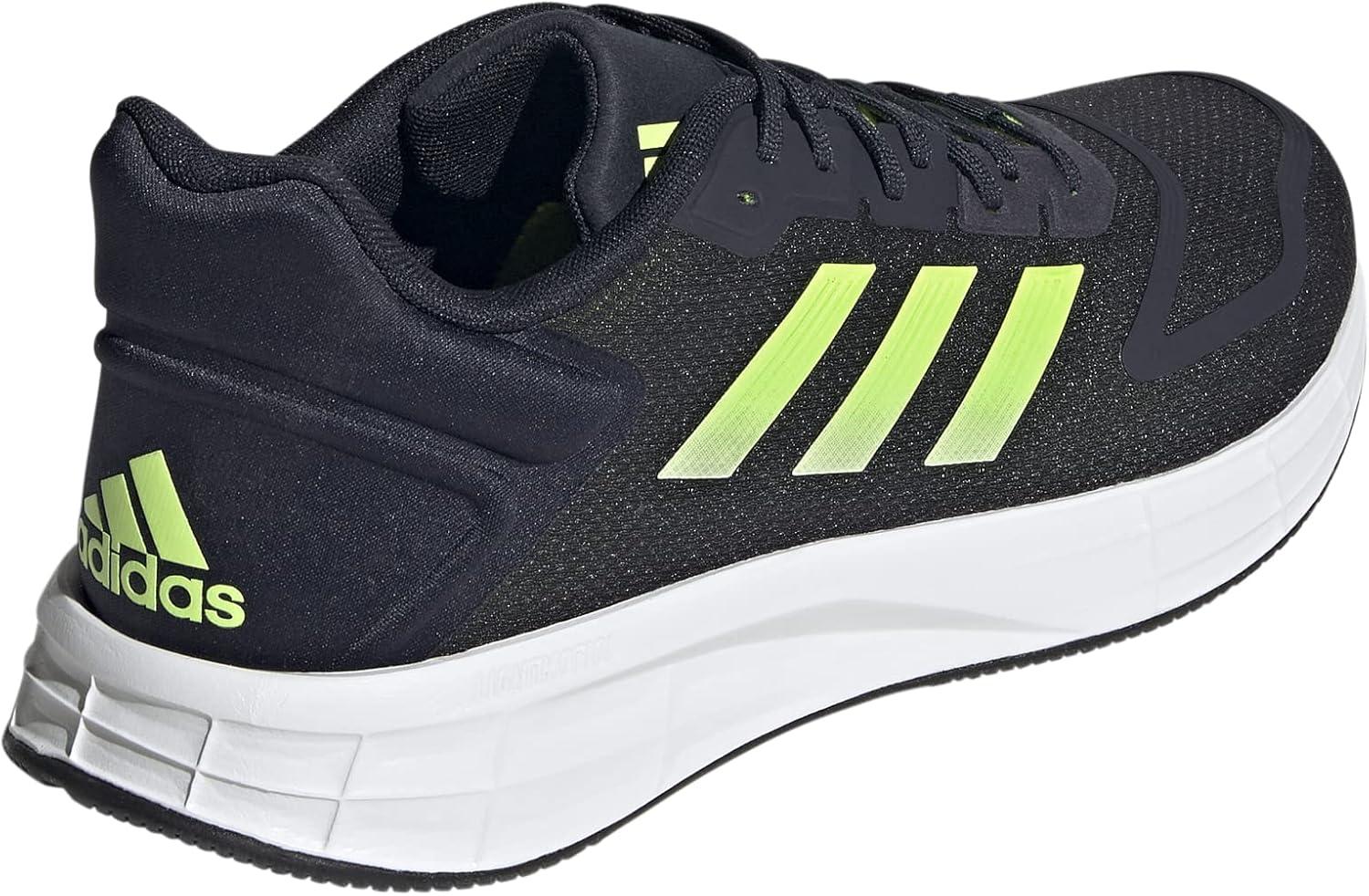 imageadidas Mens Duramo 10 ShoesInkSolar YellowAlmost Lime