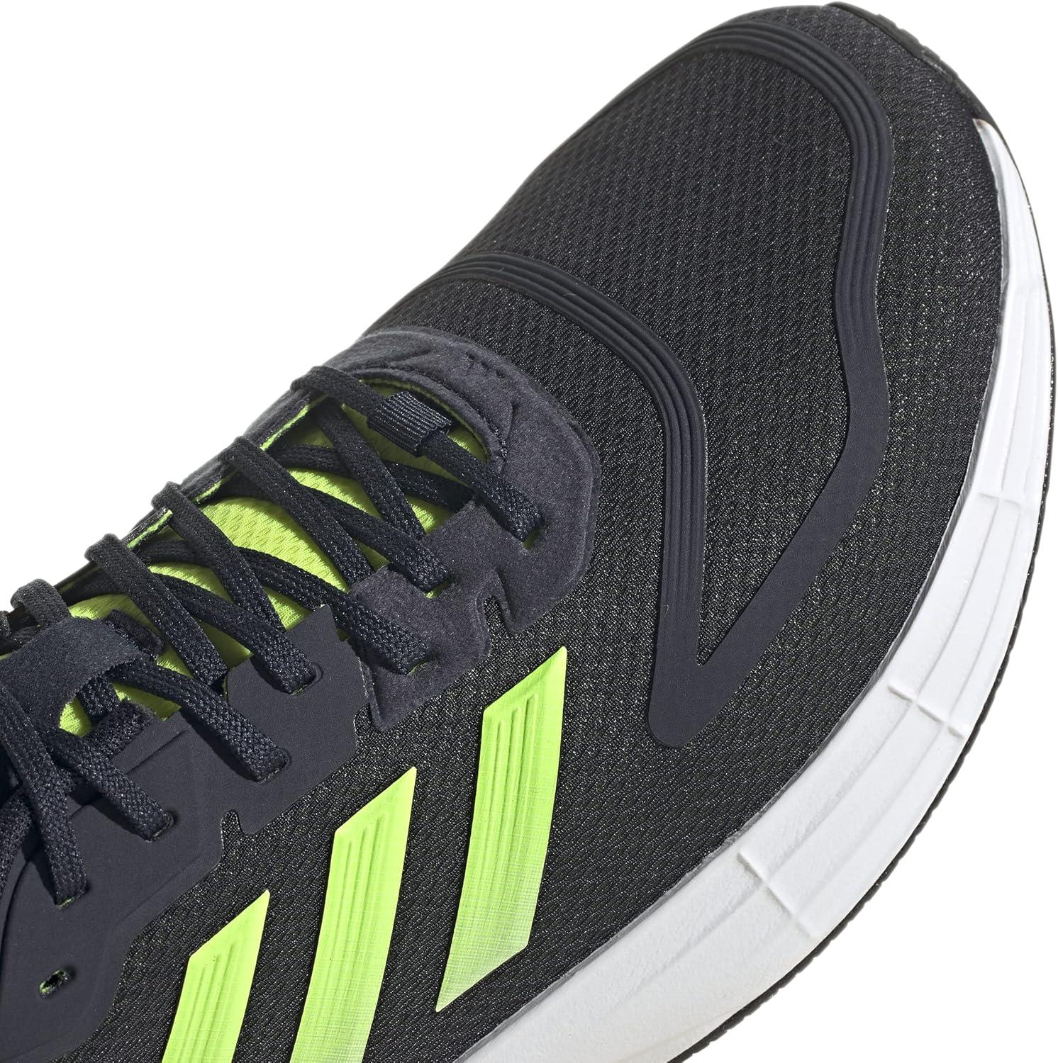 imageadidas Mens Duramo 10 ShoesInkSolar YellowAlmost Lime