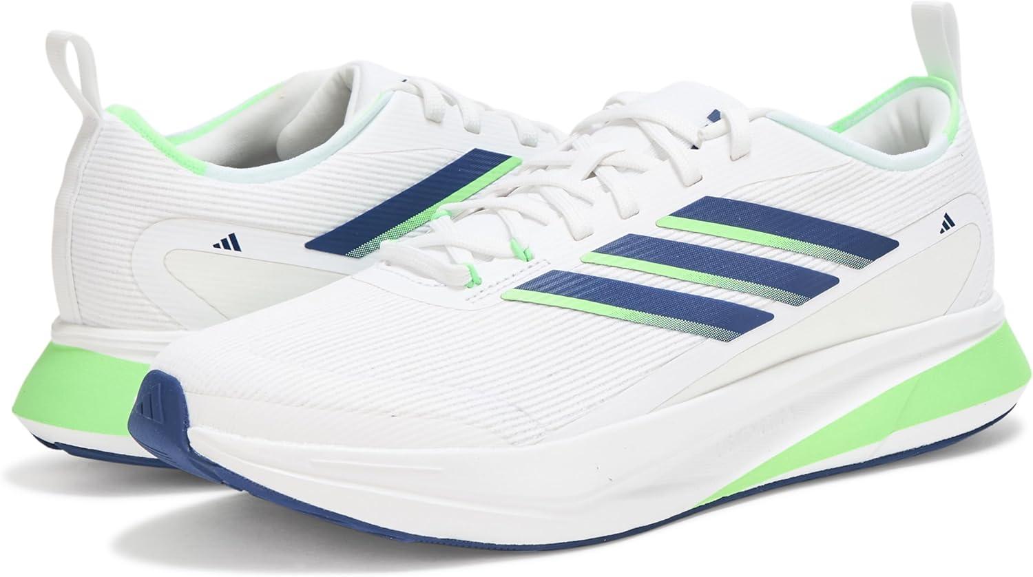 imageadidas Mens Jogit RunningWhiteDark BlueLime Burst