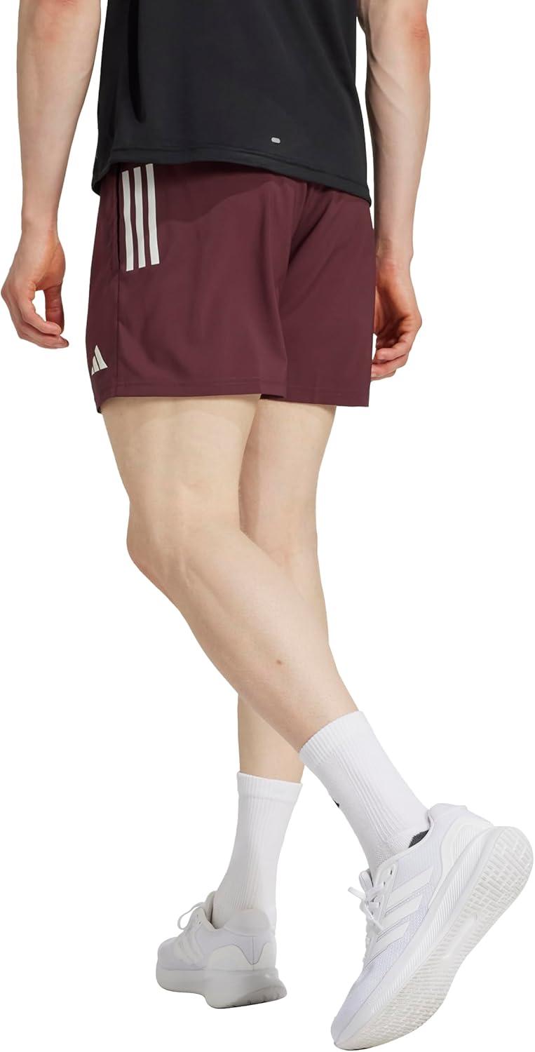 imageadidas Mens Own The Run ShortAurora Ruby