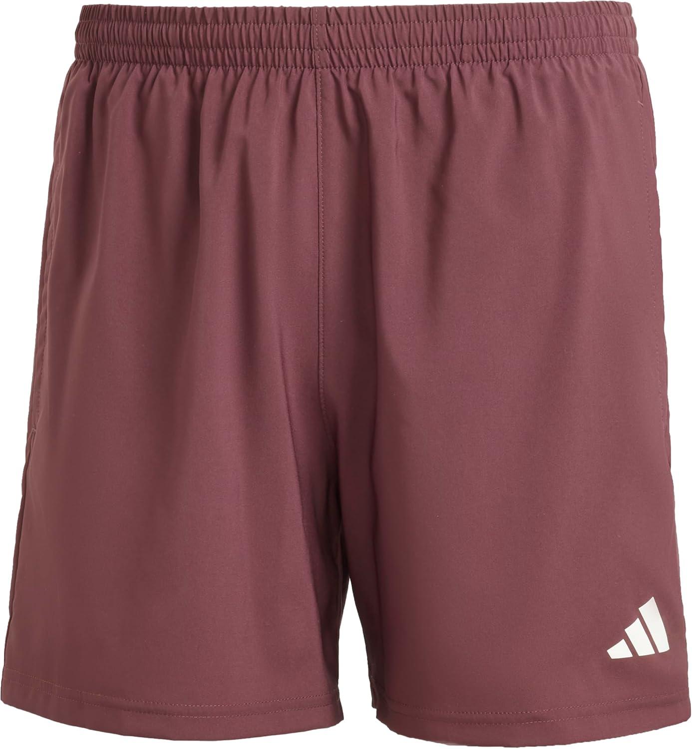 imageadidas Mens Own The Run ShortAurora Ruby