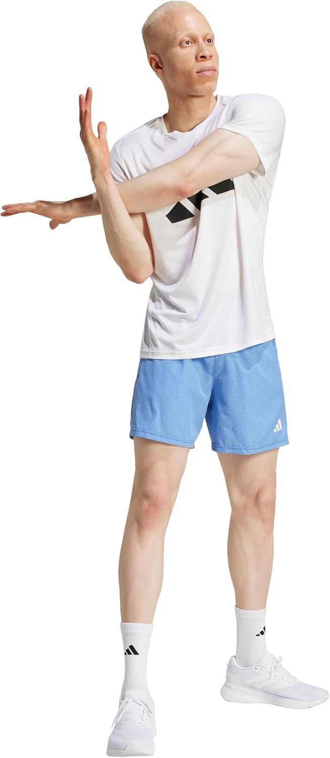 imageadidas Mens Own The Run ShortTeam Royal BlueWhite Melange