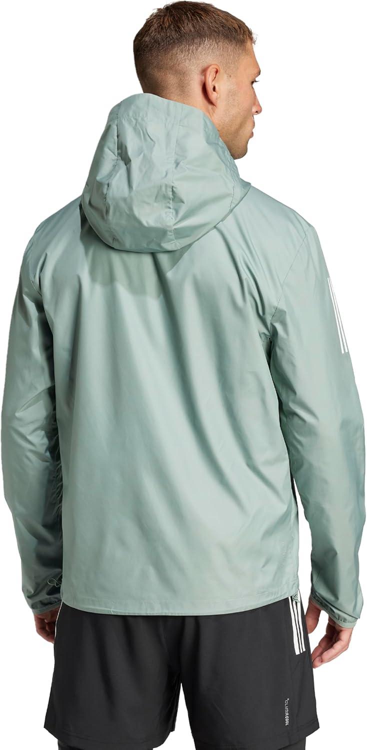 imageadidas Mens Own the Run JacketSilver Green