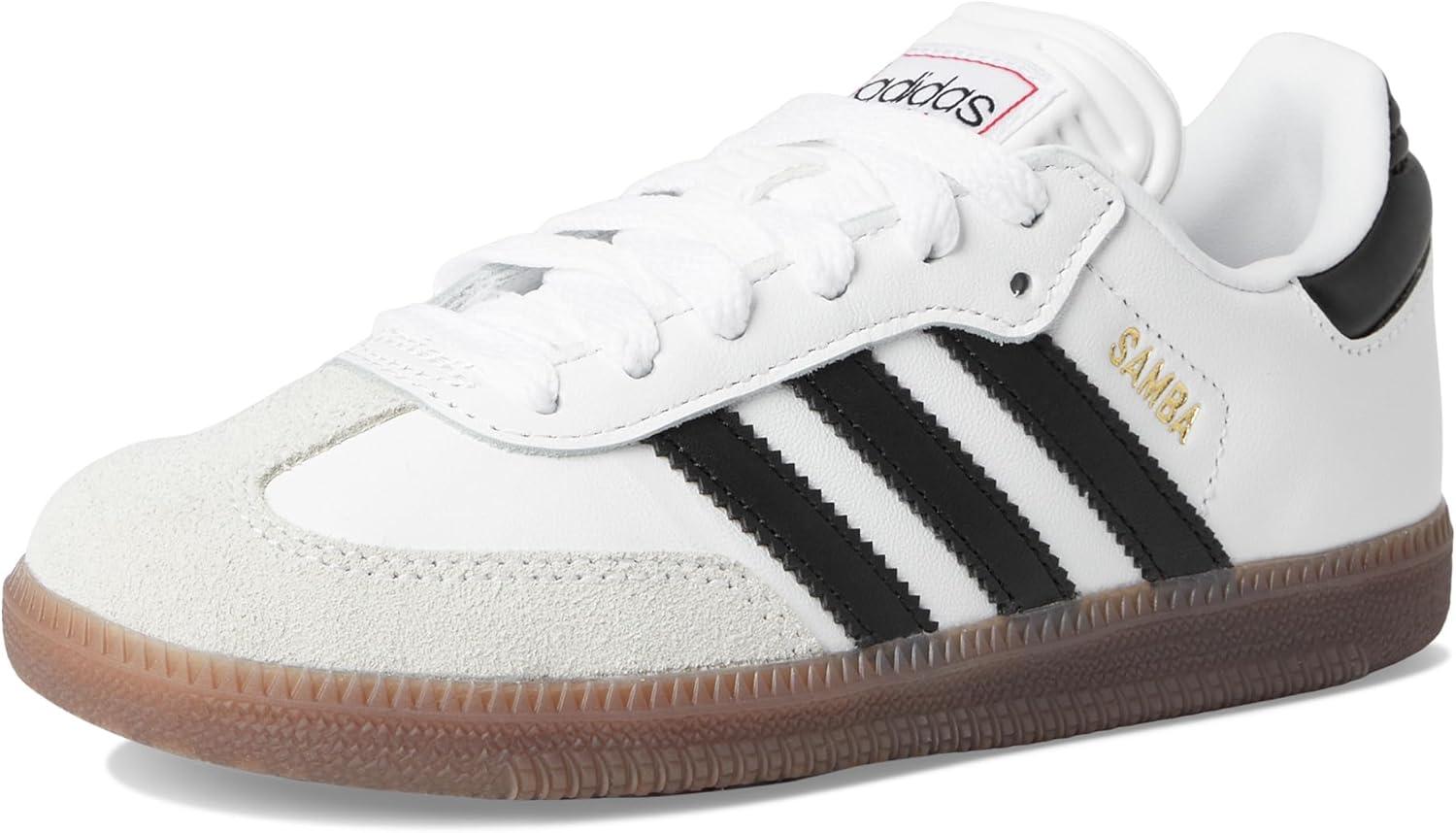 imageadidas Originals Boys Samba Indoor ShoesWhiteBlackGum