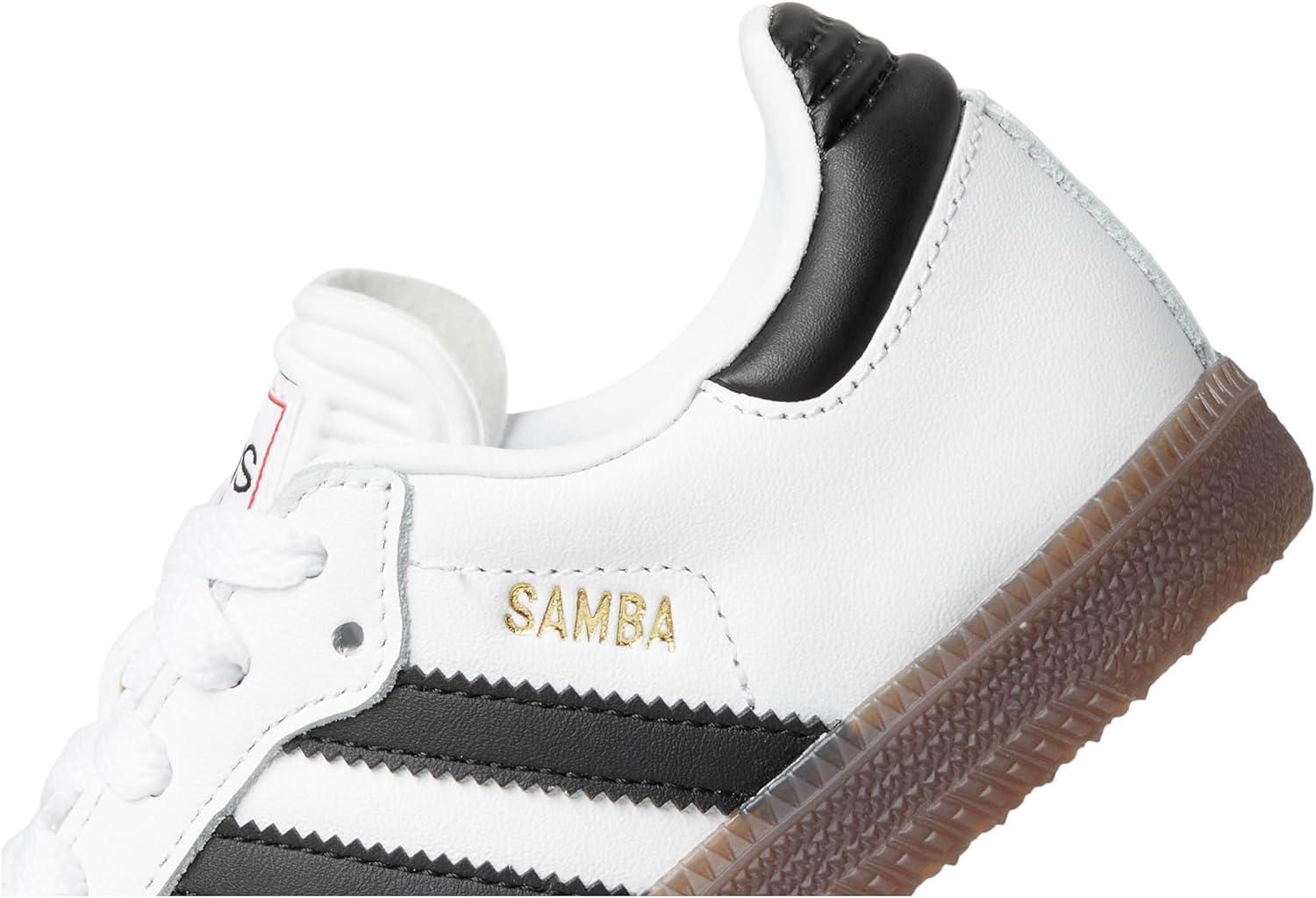 imageadidas Originals Boys Samba Indoor ShoesWhiteBlackGum