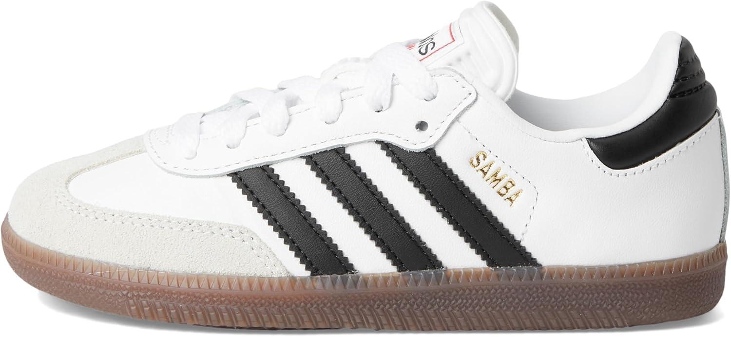 imageadidas Originals Boys Samba Indoor ShoesWhiteBlackGum