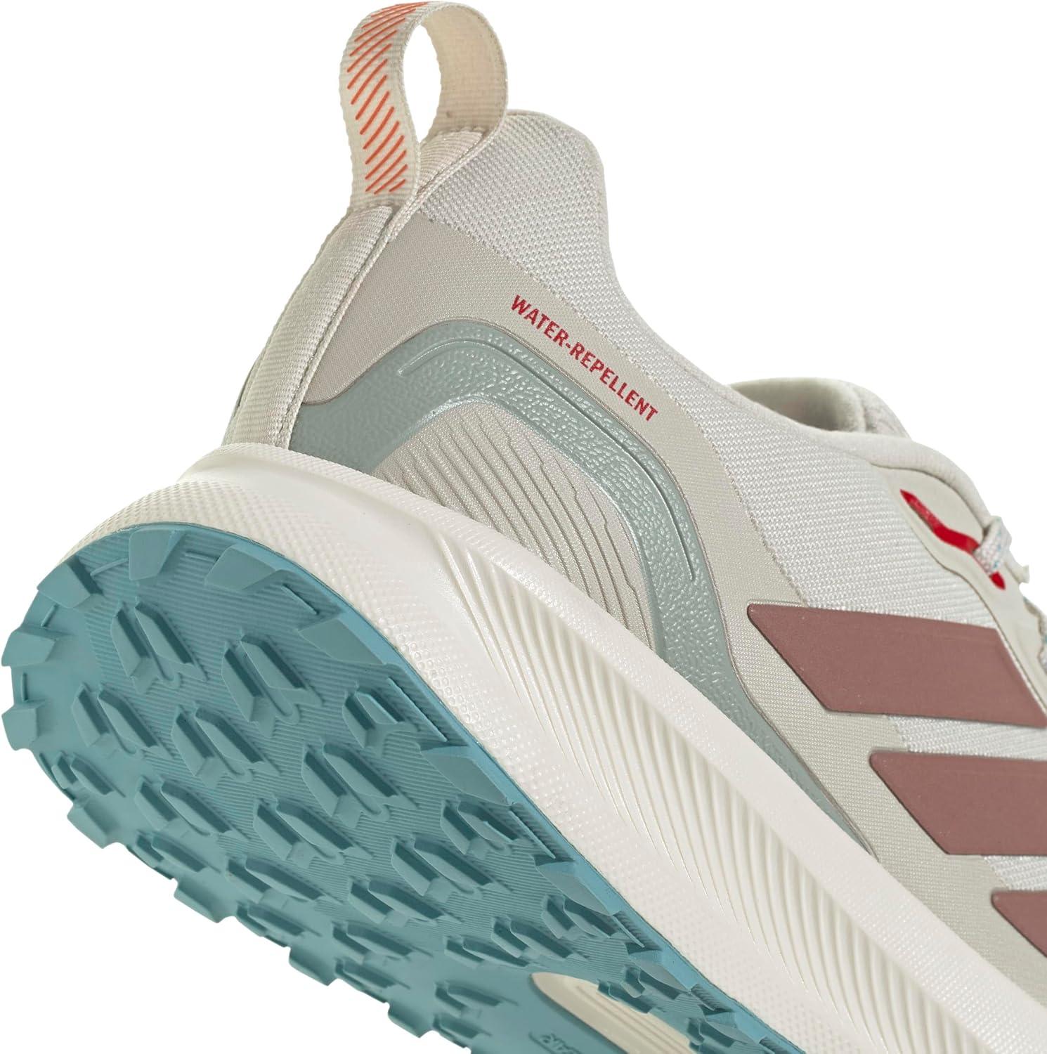 imageadidas Originals Mens Run Falcon 5 Trail ShoesAluminaWarm ClayMint Ton