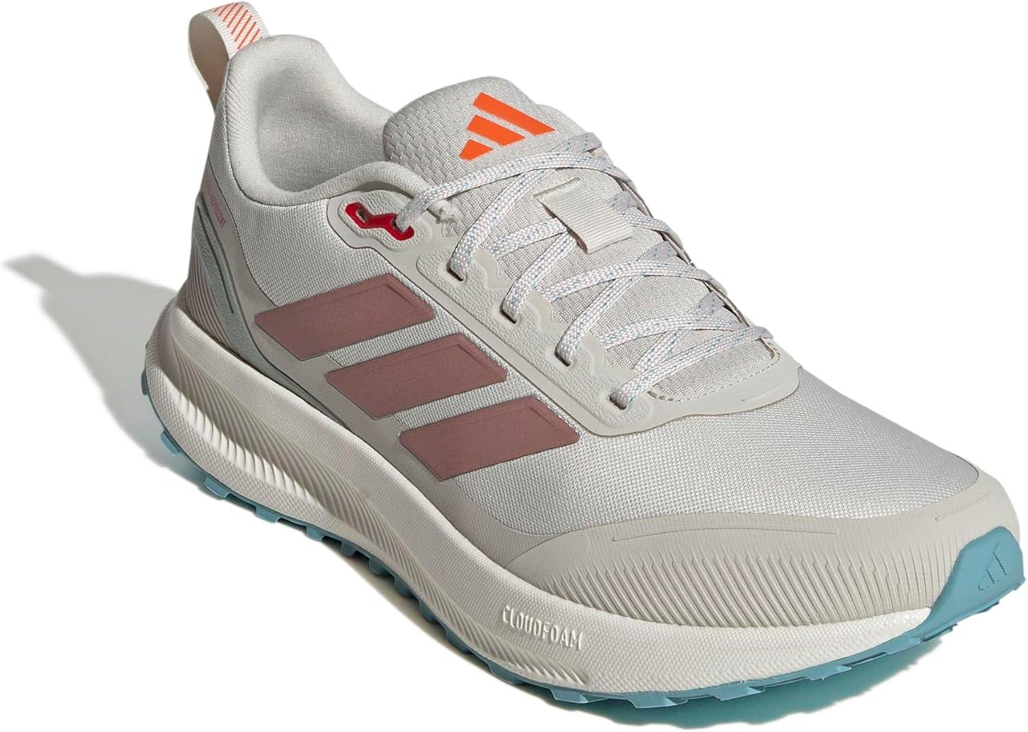 imageadidas Originals Mens Run Falcon 5 Trail ShoesAluminaWarm ClayMint Ton