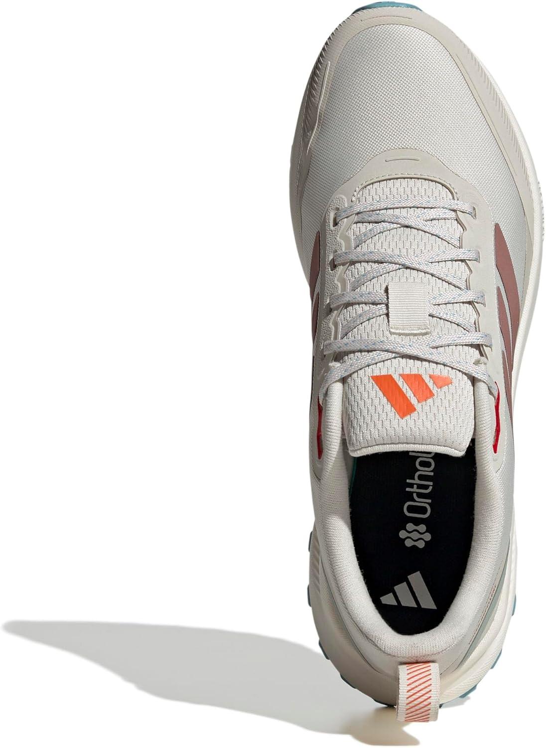 imageadidas Originals Mens Run Falcon 5 Trail ShoesAluminaWarm ClayMint Ton